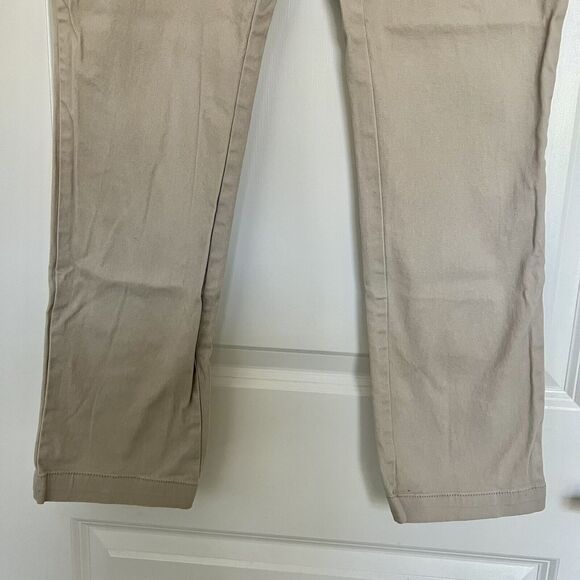 Old Navy Girls Plus Size 18 Tan Khaki Stretch Skinny Leg School Uniform Pants - Picture 3 of 11